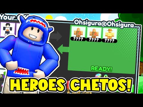 UN DESCONOCIDO me TRADEA HEROES ULTRA CHETOS en ANIME RACING CLICKER – Roblox