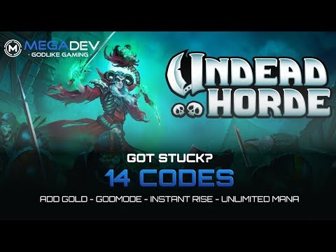UNDEAD HORDE Cheats: Add Gold, Godmode, Instant Rise, Easy Kills, … | Trainer by MegaDev