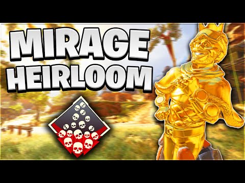 UNLOCKING MIRAGE'S HEIRLOOM AND DROPPING 22 KILLS! | Apex Legends Season 14