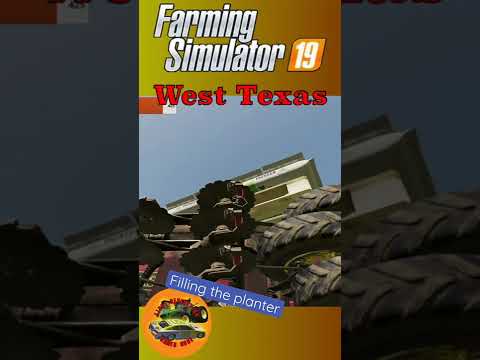 Using super strength to fill the planter with seeds | #westtexas | #farmingsimulator2019 | #fs19