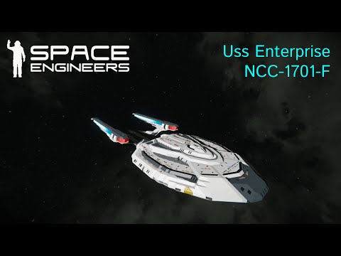 USS Enterprise NCC-1701-F | Space Engineers ship review and crash