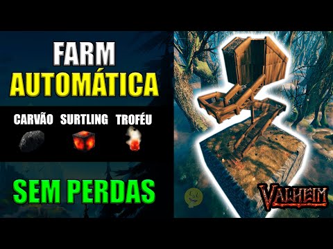 Valheim: Farm Automática de Carvão e Surtling (2022)