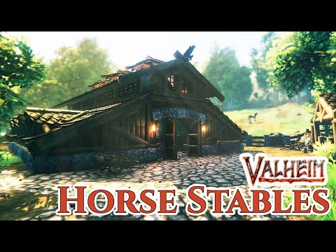 Valheim Horse Stables Build Tour
