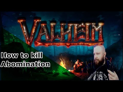 Valheim How to Kill Abomination Easy!