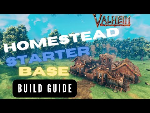Valheim: The Homestead Starter Base (Build Guide, No Mods) for 2-4 players
