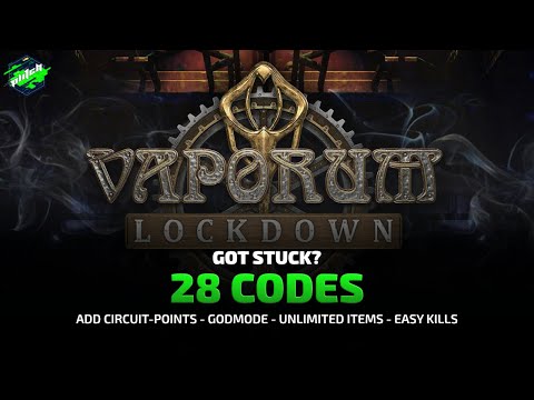 VAPORUM – LOCKDOWN Cheats: Add Circuit-Points, Godmode, Easy Kills, … | Trainer by PLITCH