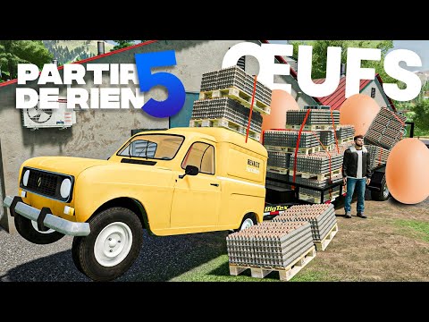 VENDRE les OEUFS pour REGALER la banque ! | Partir De Rien Saison 5 #12 | (Farming Simulator 22)