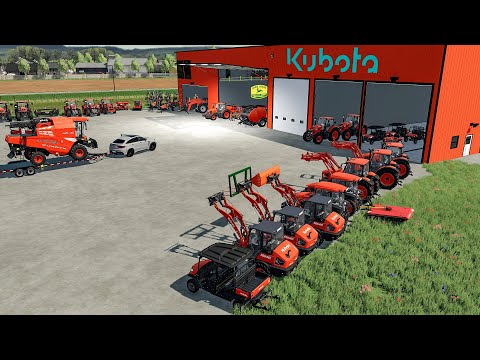 Visite concession Kubota pleine de tracteurs et d'outils | Farming Simulator 22 RolePlay