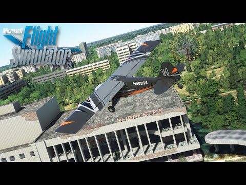 Visiting Chernobyl In Microsoft Flight Simulator!