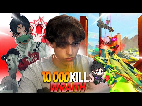 VOILA À QUOI RESSEMBLE 10 000 KILLS SUR WRAITH SUR APEX LEGENDS (FUGU GAMEPLAY)
