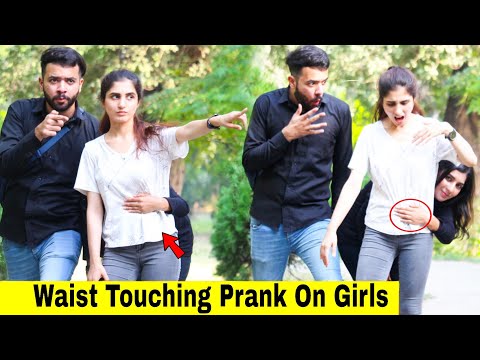 Waist Touching With Twist Prank On Cute Girl's | @Hit Pranksters