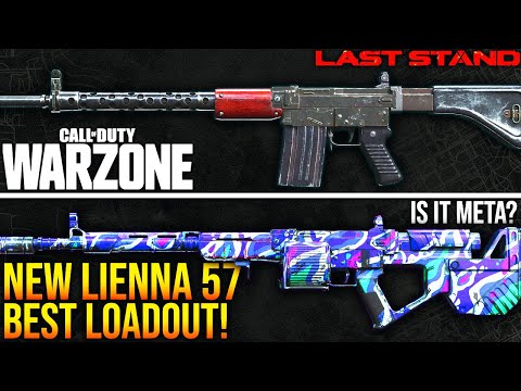WARZONE: New LIENNA 57 BEST META LOADOUT! Best TTK Long Range Weapon?! (WARZONE Best Setup)