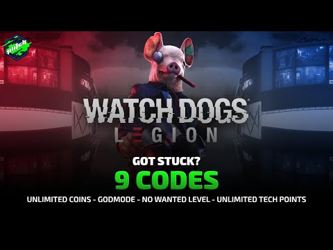 WATCH DOGS – LEGION Cheats: Unlimited Tech Points, Godmode, No Wanted Level, … | Trainer by PLITCH