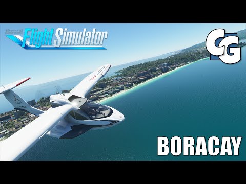 Water landing in Boracay, Philippines – Microsoft Flight Simulator