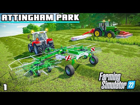 WELCOME TO THE FARM! | Attingham Park CO-OP | Farming Simulator 22 – Episode 1