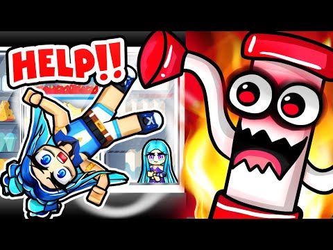 We're LOCKED in Roblox  Panik Supemarket!