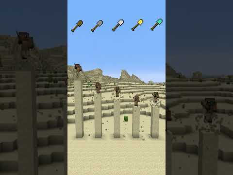 Which shovel is faster in minecraft? #shorts