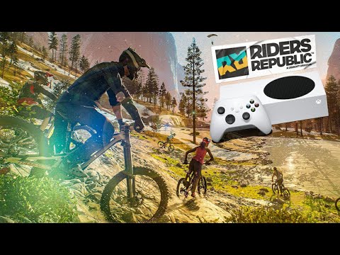 XBOX SERIES S GAMEPLAY DO RIDERS REPUBLIC ESTÁ INCRIVEL