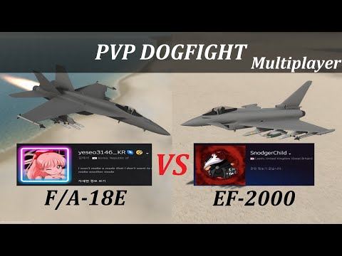 Yeseo3146 vs Snodger "PVP Dogfight"  [Ravenfield]