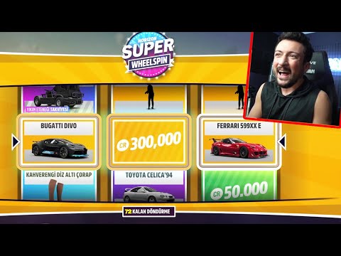 ZENGİN OLDUK !! 72 ADET SÜPER ŞANS ÇARKI AÇILIMI – Forza Horizon 5