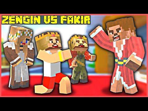 ZENGİN VE FAKİR AİLESİ YER DEĞİŞTİRDİ! 😂 – Minecraft