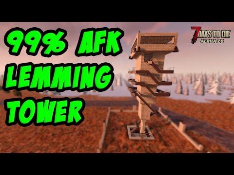 Zombies can't resist jumping (7 Days to Die: Alpha 20)