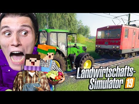 Zug gegen TRAKTOR! Wer ist STÄRKER? | Landwirtschafts Simulator 2019 #12