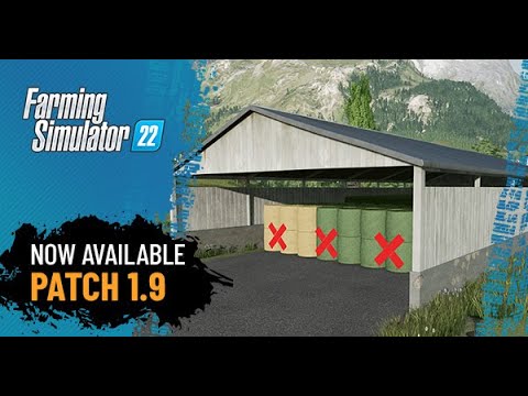 Farming Simulator 22: Patch 1.9 Feature – Bale Storage
