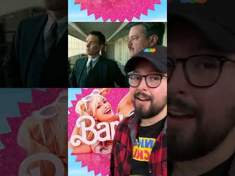 Matt Damon cools it on the Barbie war #oppenheimer #barbie #mattdamon #christophernolan #shorts
