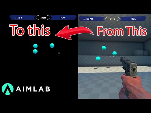 2021 Aimlab Full Black Graybox & How to Remove Gun 🎯