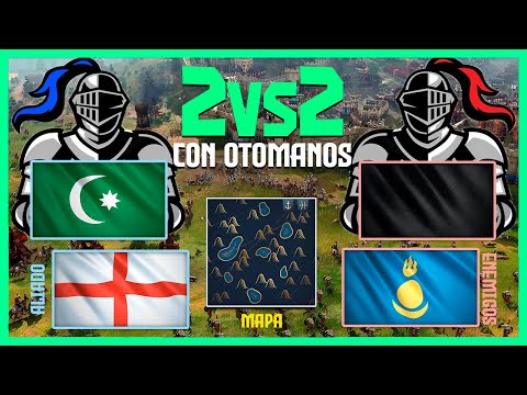 2vs2 con OTOMANOS | Age of Empires 4