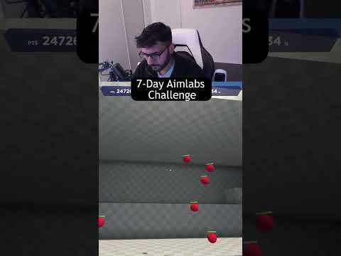 7-Day Aimlabs Challenge #shorts #valorant #aimlab #gaming