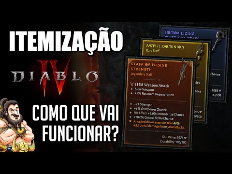 A Itemização de Diablo 4 – Craft, Aspectos Lendários, Trade e mais