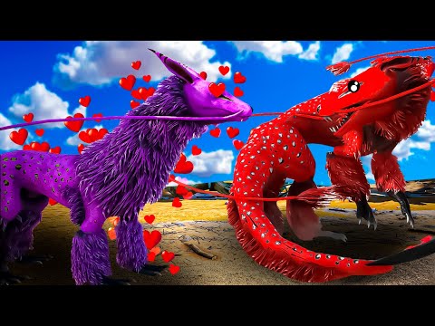 A Lenda dos Irmãos Lobos do caos e a Loba interesseira! Ark Survival Evolved