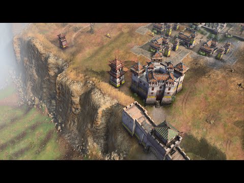 Age of Empires 4 – 2v2v2v2 MASSIVE ARTILLERY ATTACK | Multiplayer Gameplay