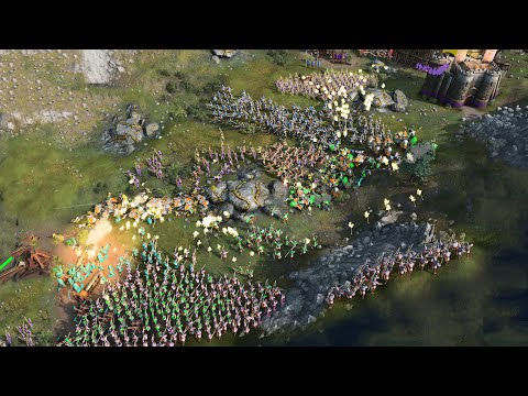 Age of Empires 4 – 4v4 CBA ALL ENGLISH TEAM | Multiplayer Gameplay