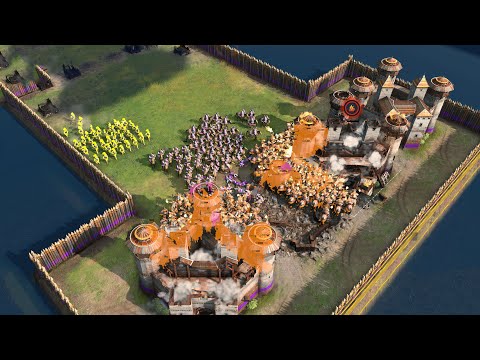 Age of Empires 4 – 4v4 CBA BACK AND FORTH | Multiplayer Gameplay