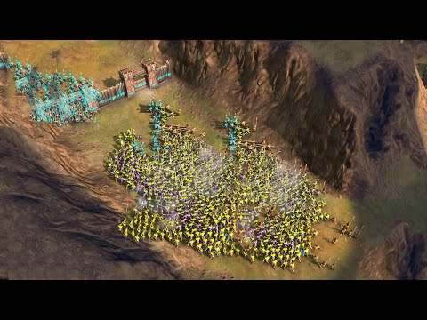 Age of Empires 4 – 4v4 CBA HUGE CROSSROADS BATTLE | Multiplayer Gameplay