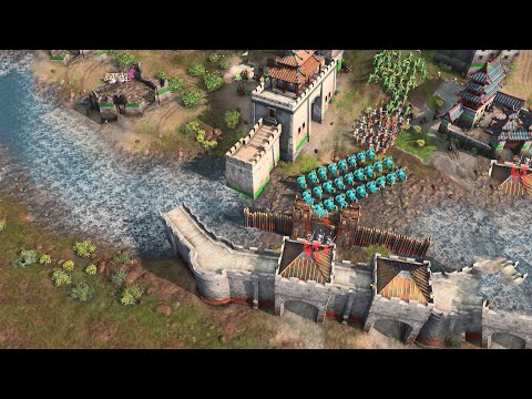 Age of Empires 4 – 4v4 NOMAD EPIC SIEGE AND PUSH | Multiplayer Gameplay