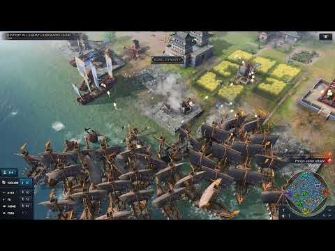 Age of Empires 4 – 8P FFA NAVAL WARFARE | Multiplayer Gameplay