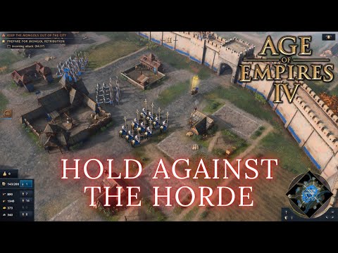 Age Of Empires 4 – HOLD AGAINST THE HORDE (Hard)