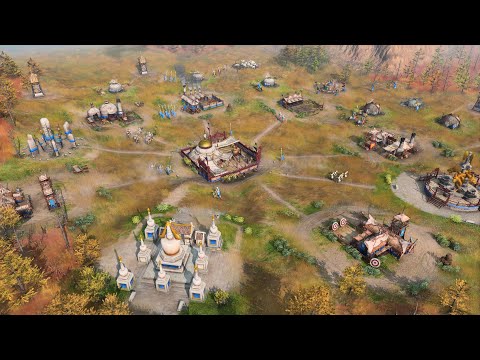 age of empires 4 online:  mongols vs Ottomans 1vs1 new military