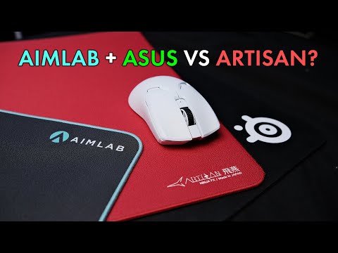 AIM LABs and ASUS NEW Mousepad! Better Than Artisan? Hone Ace Review