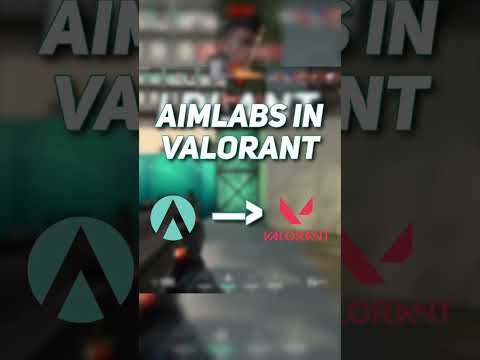 Aimlabs in Valorant #valorant #valorantshorts