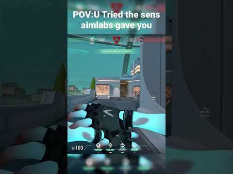 Aimlabs Sens Finder is hosted #shorts #valorant #gaming