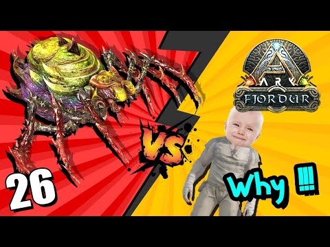 Alpha Broodmother vs. Me (Alone) 🙂😑 | Fjordur | ARK Survival Evolved P-26 | in Hindi