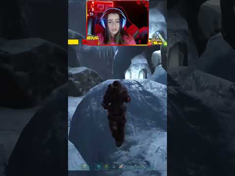 AQUELE SUSTO NA CAVERNA DE GELO!!! Ark Survival evolved 😨 #SHORTS