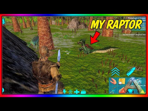 Ark Survival Evolved : 5 Sarco Kill My Raptor At Swamp Lake ||EP21 || #ArkMobile