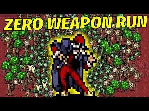 Beating Vampire Survivors with NO WEAPONS!