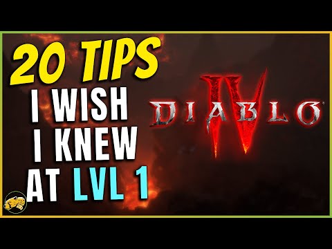 Beginner's Guide to Diablo 4 – 20 THINGS I wish I knew – Leveling, Class Choice, Mount, Renown